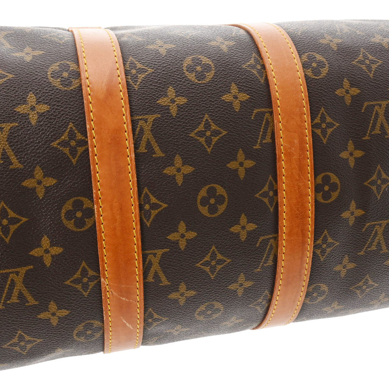 LOUIS VUITTON ルイヴィトン モノグラム キーポル45 ブラウン M41428 レディース モノグラムキャンバス ボストンバッグ Bランク 中古 銀蔵