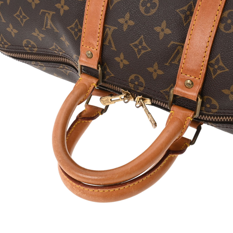 LOUIS VUITTON ルイヴィトン モノグラム キーポル45 ブラウン M41428 レディース モノグラムキャンバス ボストンバッグ Bランク 中古 銀蔵