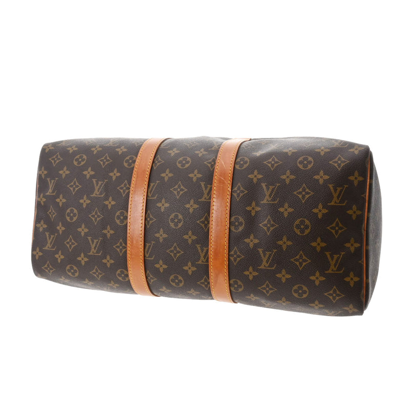 LOUIS VUITTON ルイヴィトン モノグラム キーポル45 ブラウン M41428 レディース モノグラムキャンバス ボストンバッグ Bランク 中古 銀蔵