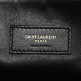 SAINT LAURENT サンローラン 黒 698204 ユニセックス レザー トートバッグ ABランク 中古 銀蔵