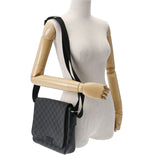 LOUIS VUITTON ルイヴィトン ダミエグラフィット ディストリクト PM  黒/グレー N41260 メンズ ダミエグラフィットキャンバス ショルダーバッグ Bランク 中古 銀蔵