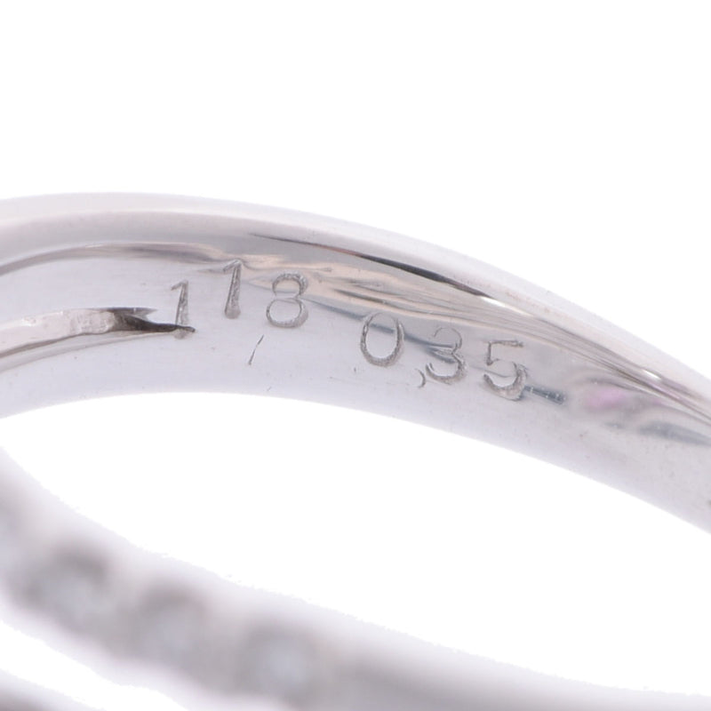 no brand ノーブランド ピンクサファイア 1.18ct ダイヤ 0.35ct 13号 レディース K18ホワイトゴールド リング・指輪 Aランク 中古 銀蔵