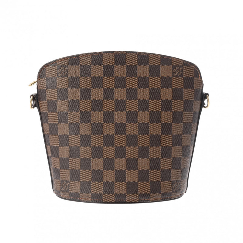 LOUIS VUITTON ルイヴィトン ダミエ ドルーオ SPオーダー品 ブラウン N51290 レディース ダミエキャンバス ショルダーバッグ ABランク 中古 銀蔵