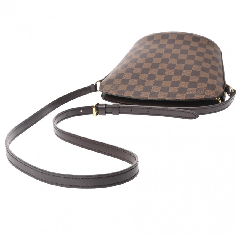 LOUIS VUITTON ルイヴィトン ダミエ ドルーオ SPオーダー品 ブラウン N51290 レディース ダミエキャンバス ショルダーバッグ ABランク 中古 銀蔵