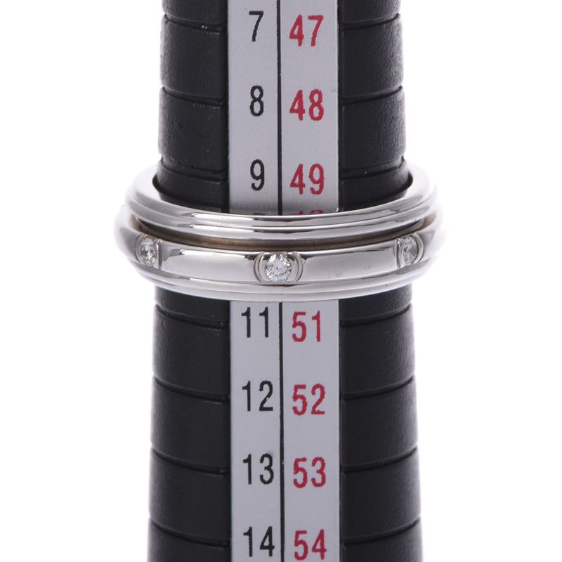 PIAGET ピアジェ ポセションリング ７Pダイヤ #50 10号 レディース K18ホワイトゴールド WG リング・指輪 Aランク 中古 銀蔵