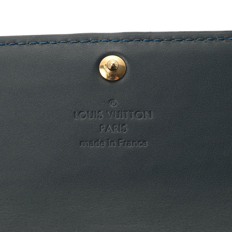 LOUIS VUITTON ルイヴィトン ポルトフォイユサラ ブルーニュイ M93667 レディース ヴェルニ 長財布 Aランク 中古 銀蔵