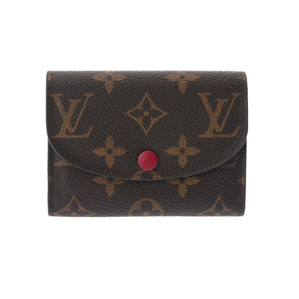 LOUIS VUITTON ルイヴィトン モノグラム ポルトモネロザリ フューシャ M41939 レディース モノグラムキャンバス コインケース Aランク 中古 銀蔵