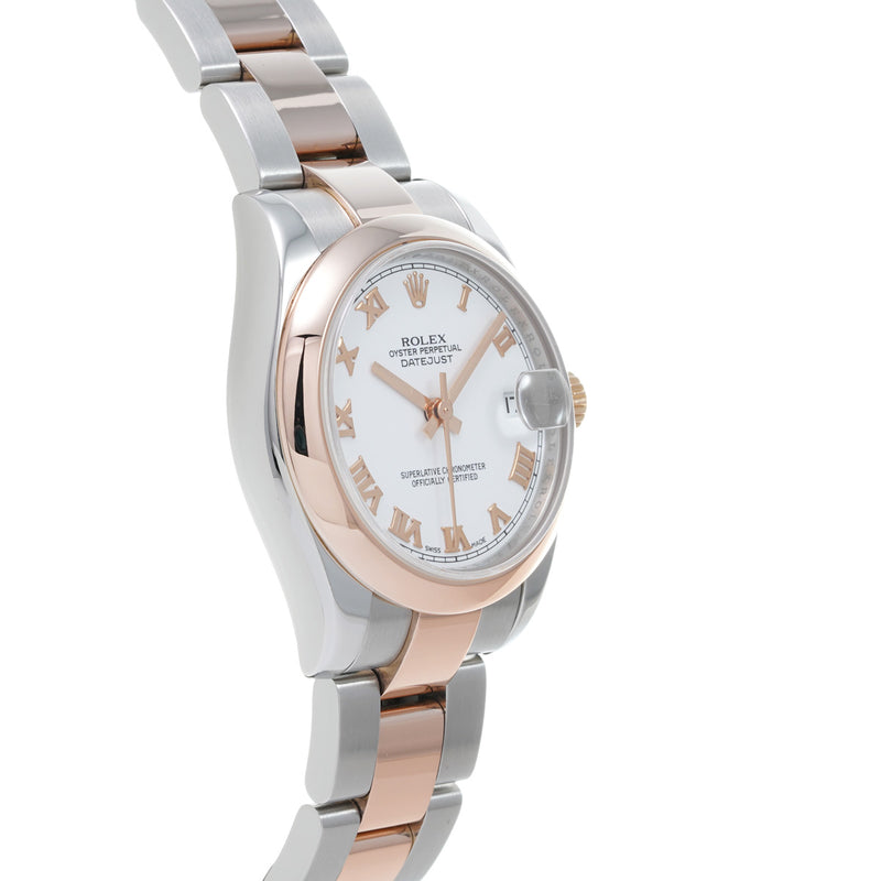 ロレックス デイトジャスト 31 178241 V番(2009年頃製造) ホワイト メンズ 腕時計 自動巻き 中古 銀蔵