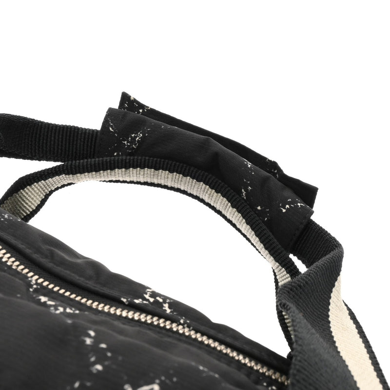 CHANEL シャネル 旧トラベルライン ボストンバッグ ブラック ユニセックス ナイロン ボストンバッグ Bランク 中古 銀蔵