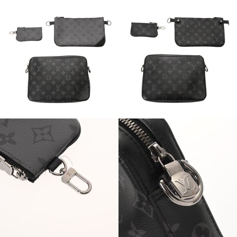 LOUIS VUITTON ルイヴィトン モノグラムエクリプス トリオ