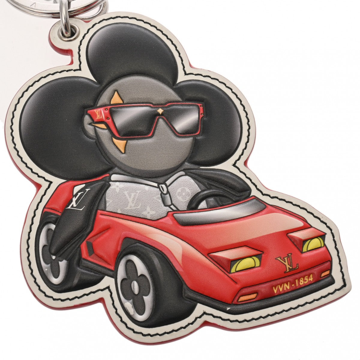 ルイヴィトン ポルトクレ ヴィヴィエンヌ チャーム 43019 レッド