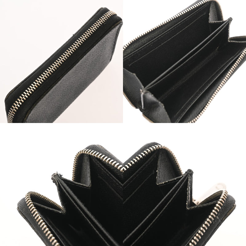 LOUIS VUITTON ルイヴィトン ダミエグラフィット ジッピーコインパース ブラック N63076 メンズ ダミエキャンバス コインケース Bランク 中古 銀蔵