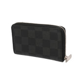 LOUIS VUITTON ルイヴィトン ダミエグラフィット ジッピーコインパース ブラック N63076 メンズ ダミエキャンバス コインケース Bランク 中古 銀蔵