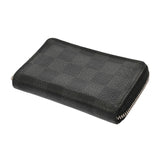LOUIS VUITTON ルイヴィトン ダミエグラフィット ジッピーコインパース ブラック N63076 メンズ ダミエキャンバス コインケース Bランク 中古 銀蔵