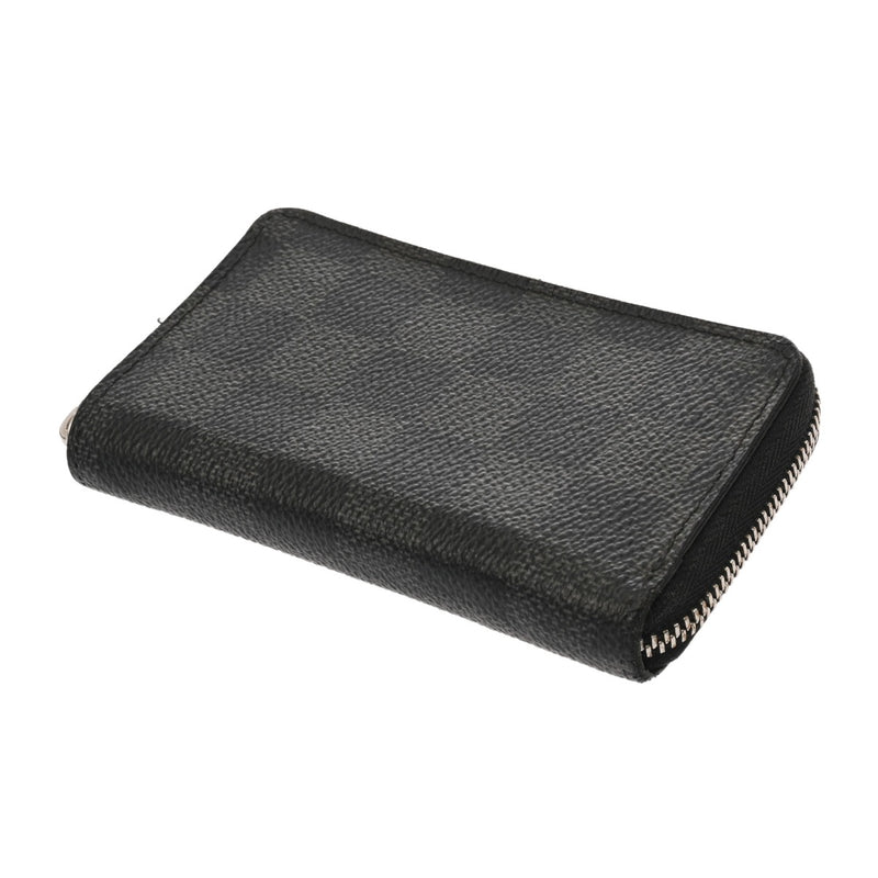 LOUIS VUITTON ルイヴィトン ダミエグラフィット ジッピーコインパース ブラック N63076 メンズ ダミエキャンバス コインケース Bランク 中古 銀蔵