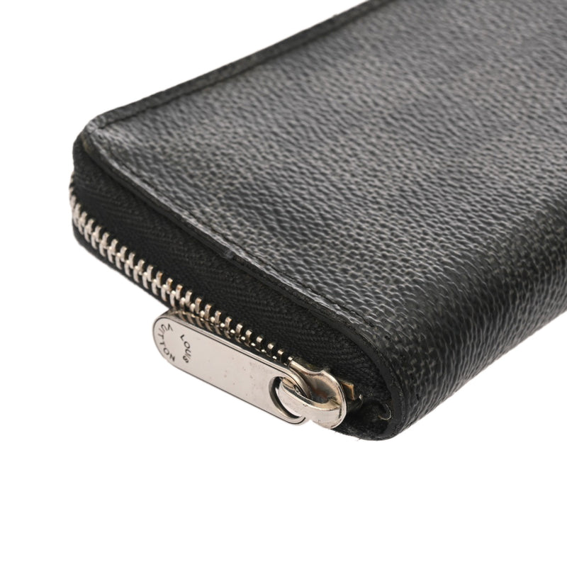 LOUIS VUITTON ルイヴィトン ダミエグラフィット ジッピーコインパース ブラック N63076 メンズ ダミエキャンバス コインケース Bランク 中古 銀蔵