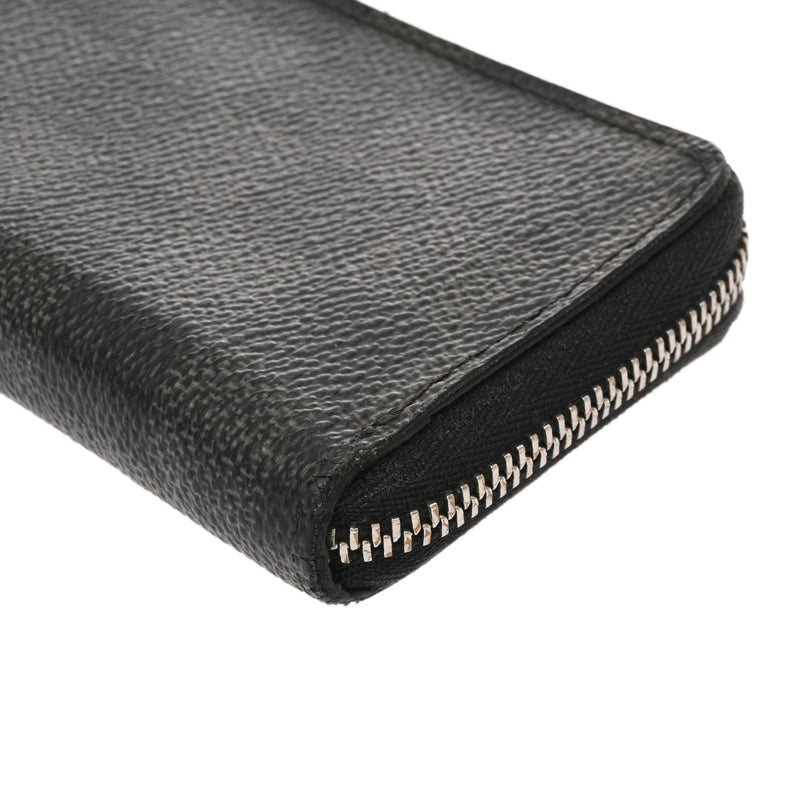 LOUIS VUITTON ルイヴィトン ダミエグラフィット ジッピーコインパース ブラック N63076 メンズ ダミエキャンバス コインケース Bランク 中古 銀蔵