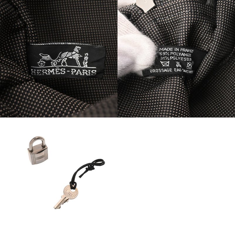 HERMES エルメス エールライン アド MM グレー レディース キャンバス リュック・デイパック Bランク 中古 銀蔵