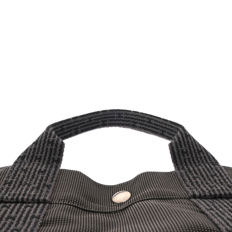 HERMES エルメス エールライン アド MM グレー レディース キャンバス リュック・デイパック Bランク 中古 銀蔵