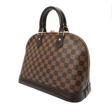 LOUIS VUITTON ルイヴィトン ダミエ アルマ PM ブラウン N53151 レディース ダミエキャンバス ハンドバッグ Aランク 中古 銀蔵