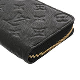 LOUIS VUITTON ルイヴィトン モノグラムアンプラント ジッピーコインパース ノワール M60574 ユニセックス レザー コインケース Aランク 中古 銀蔵