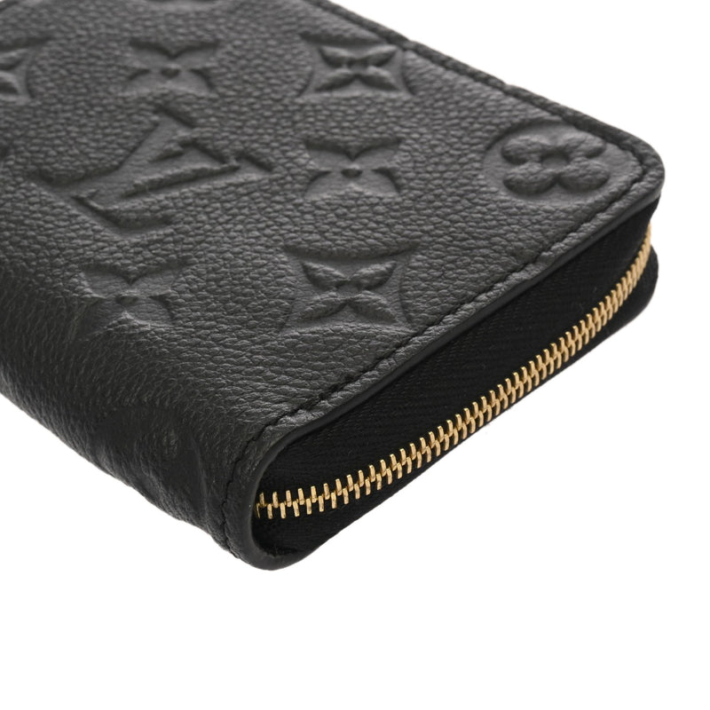 LOUIS VUITTON ルイヴィトン モノグラムアンプラント ジッピーコインパース ノワール M60574 ユニセックス レザー コインケース Aランク 中古 銀蔵