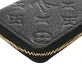 LOUIS VUITTON ルイヴィトン モノグラムアンプラント ジッピーコインパース ノワール M60574 ユニセックス レザー コインケース Aランク 中古 銀蔵