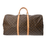 LOUIS VUITTON ルイヴィトン モノグラム キーポルバンドリエール 60 ブラウン M41412 ユニセックス モノグラムキャンバス ボストンバッグ Bランク 中古 銀蔵