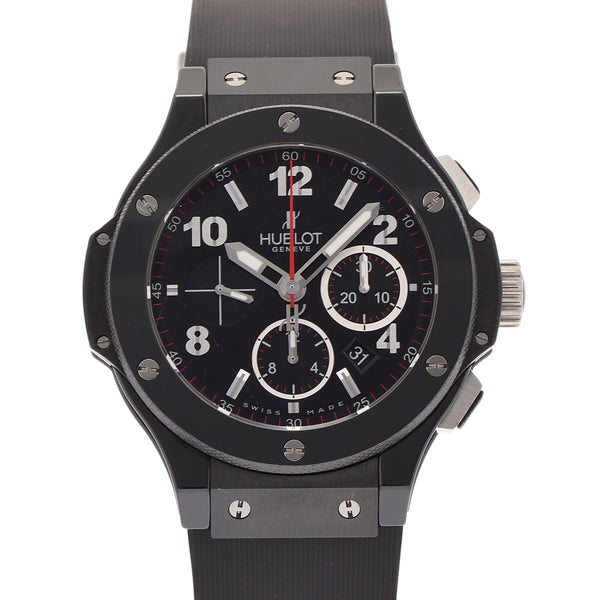 HUBLOT ウブロ ビッグバン ブラックマジック 301.CX.130.RX メンズ セラミック/ラバー 腕時計 自動巻き Aランク 中古 銀蔵