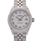 ロレックス デイトジャスト 28 279174 ランダム番 ホワイト レディース 腕時計 自動巻き 銀蔵