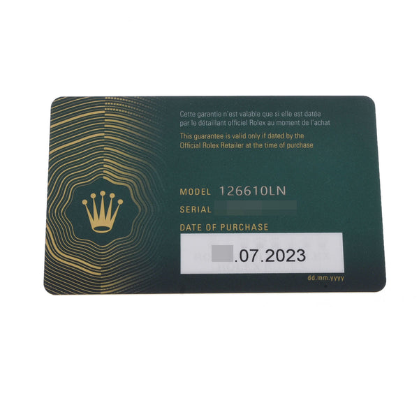 ロレックス サブマリーナ 126610LN ランダム番 ブラック メンズ 腕時計 自動巻き 銀蔵