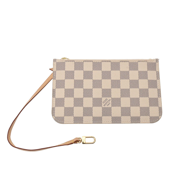 LOUIS VUITTON ルイヴィトン ダミエアズール ネヴァーフル PM ホワイト N41362 レディース ダミエアズールキャンバス ハンドバッグ ABランク 中古 銀蔵