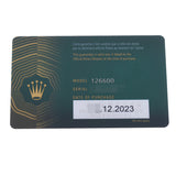 ロレックス シードゥエラー 126600 8桁ランダム番 黒 メンズ 腕時計 自動巻き 銀蔵