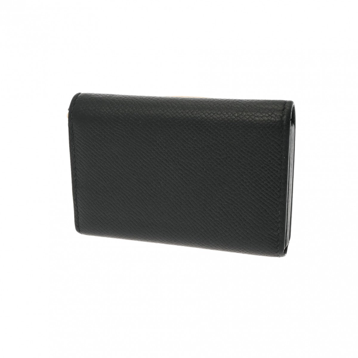 バレンシアガ 黒 ユニセックス レザー カードケース 594313
