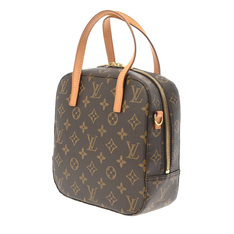 LOUIS VUITTON ルイヴィトン モノグラム スポンティーニ 2WAY ブラウン M47500 レディース モノグラムキャンバス ハンドバッグ ABランク 中古 銀蔵