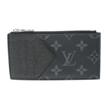 LOUIS VUITTON ルイヴィトン タイガラマ エクリプス コインカードホルダー ノワール M30271 メンズ モノグラムキャンバス コインケース Bランク 中古 銀蔵