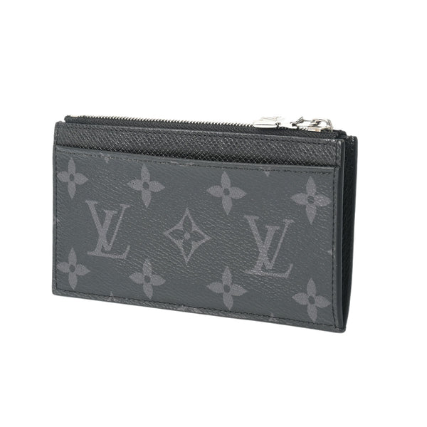 LOUIS VUITTON ルイヴィトン タイガラマ エクリプス コインカードホルダー ノワール M30271 メンズ モノグラムキャンバス コインケース Bランク 中古 銀蔵