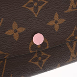 LOUIS VUITTON ルイヴィトン モノグラム ポルトフォイユエミリー 旧型 ローズバレリーヌ M61289 レディース モノグラムキャンバス 長財布 ABランク 中古 銀蔵