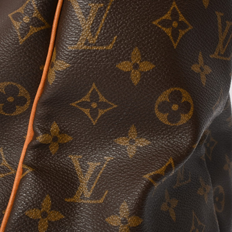 LOUIS VUITTON ルイヴィトン モノグラム フラネリー50 ブラウン M51116 レディース モノグラムキャンバス ボストンバッグ Bランク 中古 銀蔵