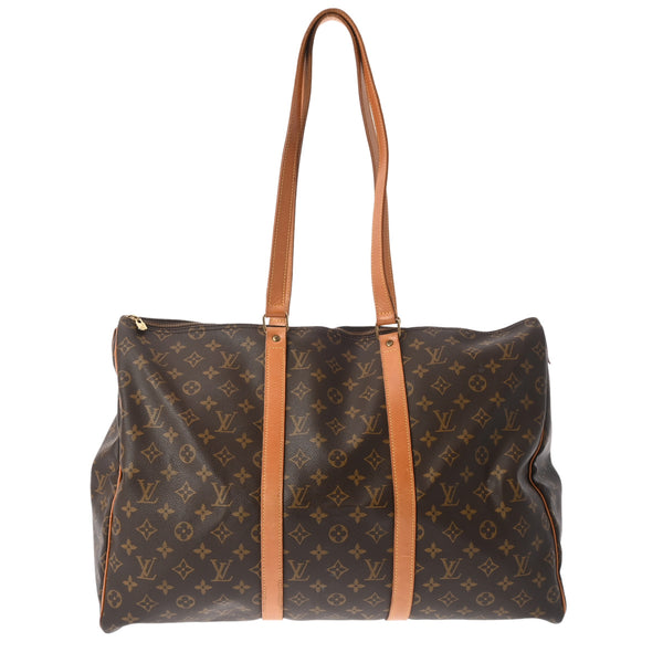 LOUIS VUITTON ルイヴィトン モノグラム フラネリー50 ブラウン M51116 レディース モノグラムキャンバス ボストンバッグ Bランク 中古 銀蔵