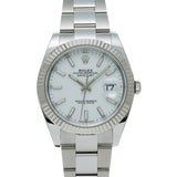 ロレックス デイトジャスト 41 126334 8桁ランダム番 ホワイト メンズ 腕時計 自動巻き 銀蔵