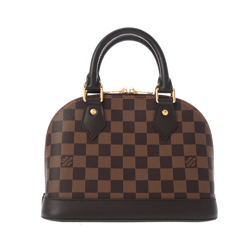 LOUIS VUITTON ルイヴィトン ダミエ アルマ BB 2WAY ブラウン N41221 レディース ダミエキャンバス ハンドバッグ Aランク 中古 銀蔵