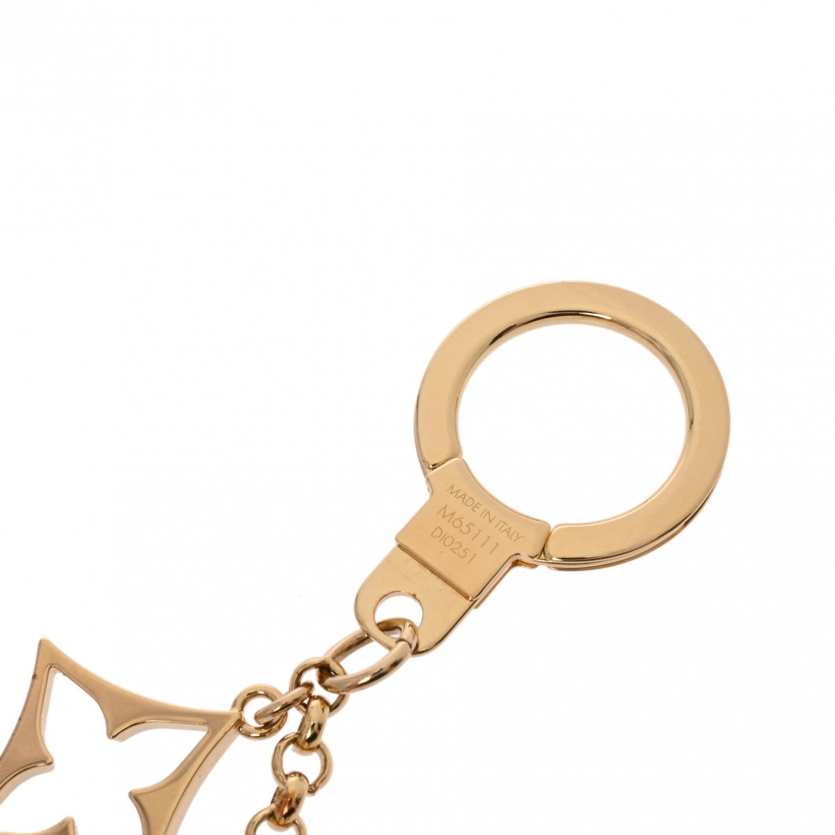 ルイヴィトン M65111フルール ドゥ モノグラム チャーム ゴールド ルイヴィトンフルール ドゥ モノグラム チャーム ゴールド ユニ