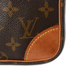 LOUIS VUITTON ルイヴィトン モノグラム ダヌーブ ブラウン M45266 ユニセックス モノグラムキャンバス ショルダーバッグ Bランク 中古 銀蔵