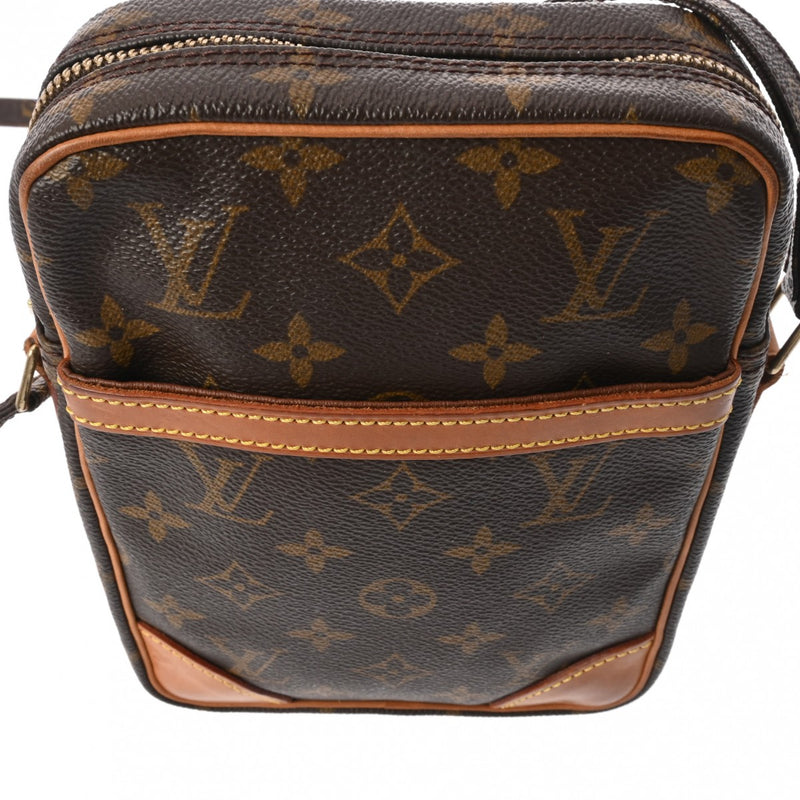 LOUIS VUITTON ルイヴィトン モノグラム ダヌーブ ブラウン M45266 ユニセックス モノグラムキャンバス ショルダーバッグ Bランク 中古 銀蔵