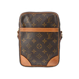 LOUIS VUITTON ルイヴィトン モノグラム ダヌーブ ブラウン M45266 ユニセックス モノグラムキャンバス ショルダーバッグ Bランク 中古 銀蔵