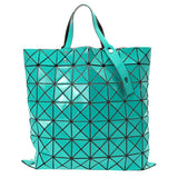 ISSEY MIYAKE イッセイミヤケ BAOBAO 8×8 エメラルドグリーン系 BB51-AG441 レディース 塩化ビニール/ポリエステル トートバッグ Aランク 中古 銀蔵