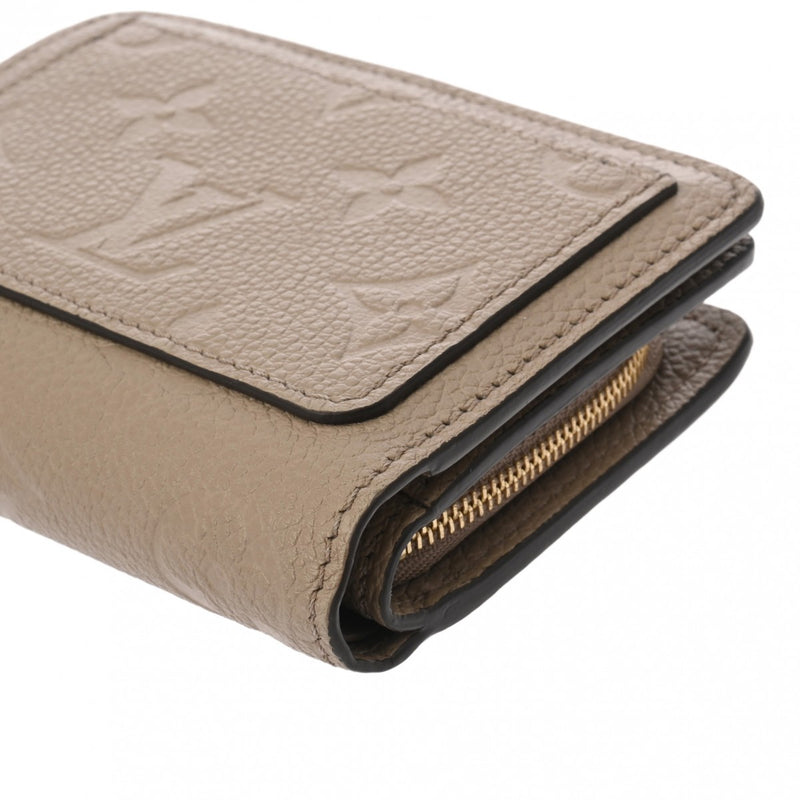 LOUIS VUITTON ルイヴィトン モノグラムアンプラント ポルトフォイユ クレア トゥルトレール M80152 レディース レザー 二つ折り財布 Aランク 中古 銀蔵