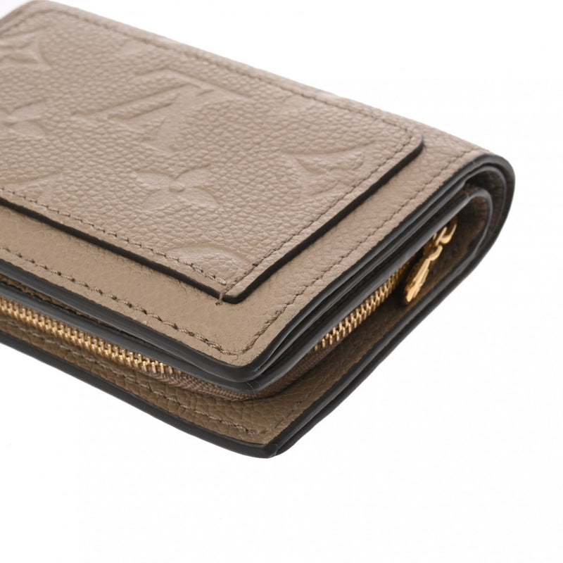 LOUIS VUITTON ルイヴィトン モノグラムアンプラント ポルトフォイユ クレア トゥルトレール M80152 レディース レザー 二つ折り財布 Aランク 中古 銀蔵