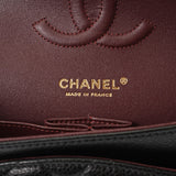 CHANEL シャネル マトラッセ チェーンショルダー Wフラップ 25cm ブラック A01112 レディース キャビアスキン ショルダーバッグ 新同 中古 銀蔵